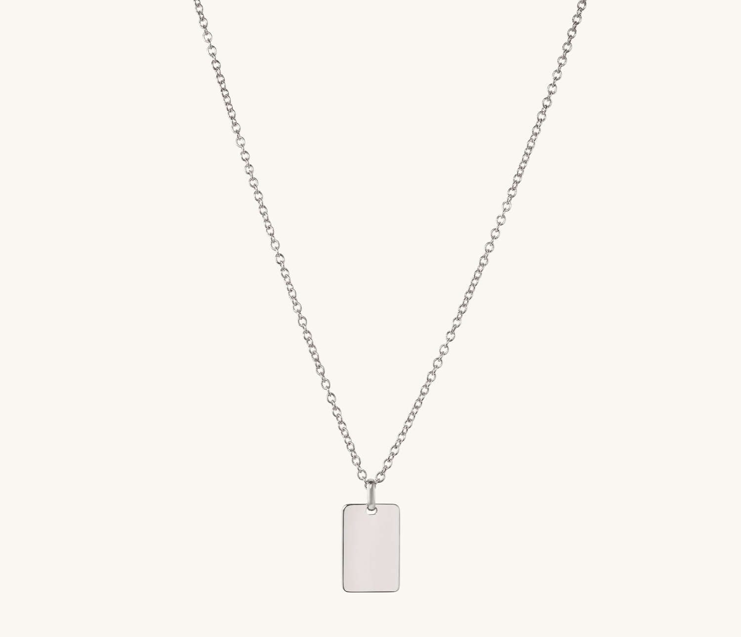 Mejuri Dog Tag Necklace