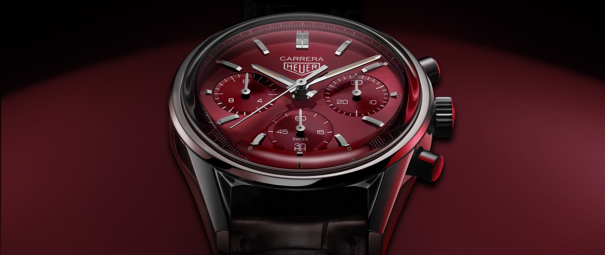 TAG Heuer Carrera Red Dial Chronograph