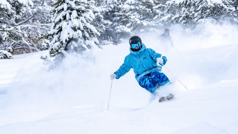 Skier in Colorado powder