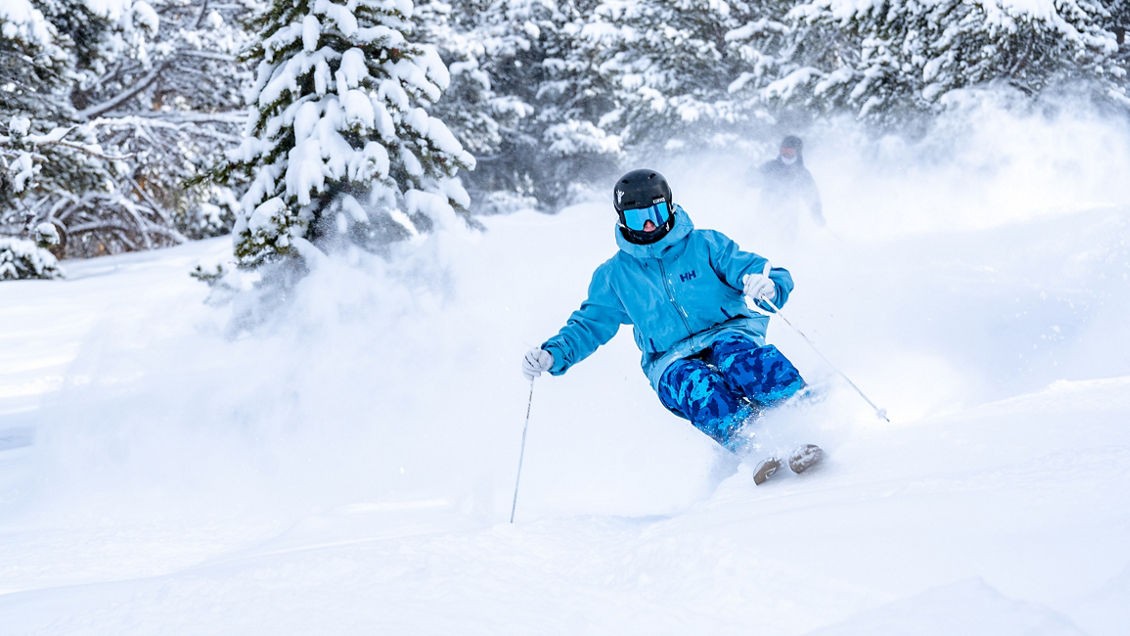Skier in Colorado powder