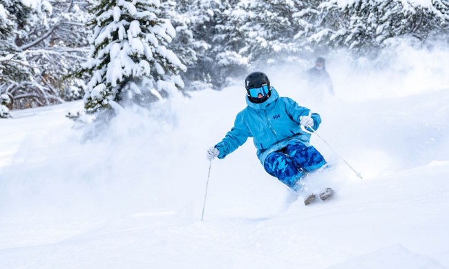 Skier in Colorado powder