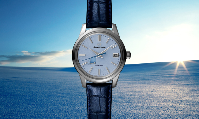 Promotional posted for the Grand Seiko SBGA407G with Spring Drive.