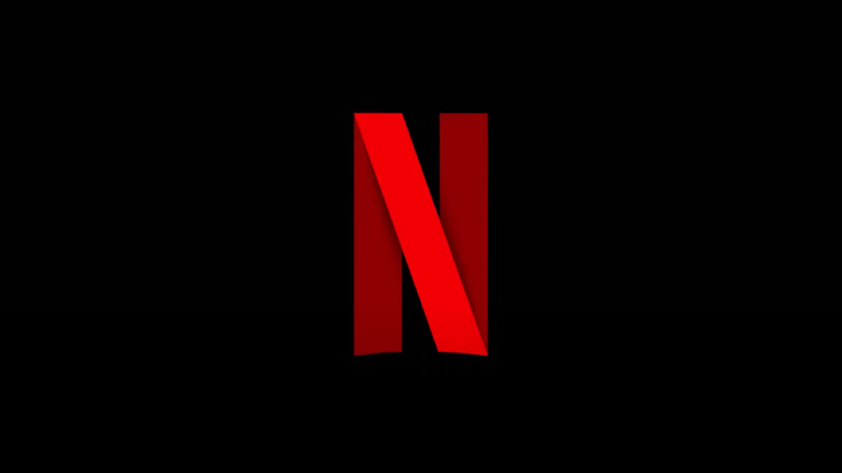 El logo oficial de Netflix.