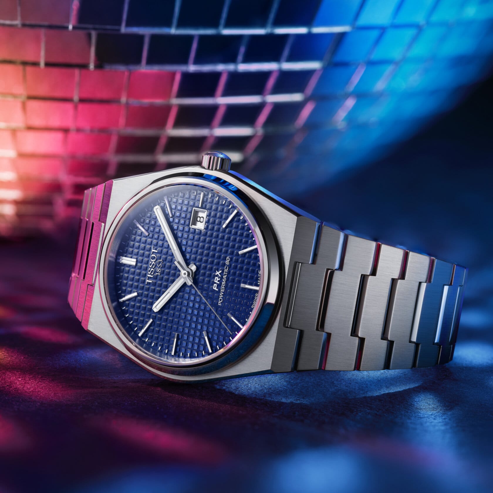 Tissot PRX Powermatic 80 with disco ball