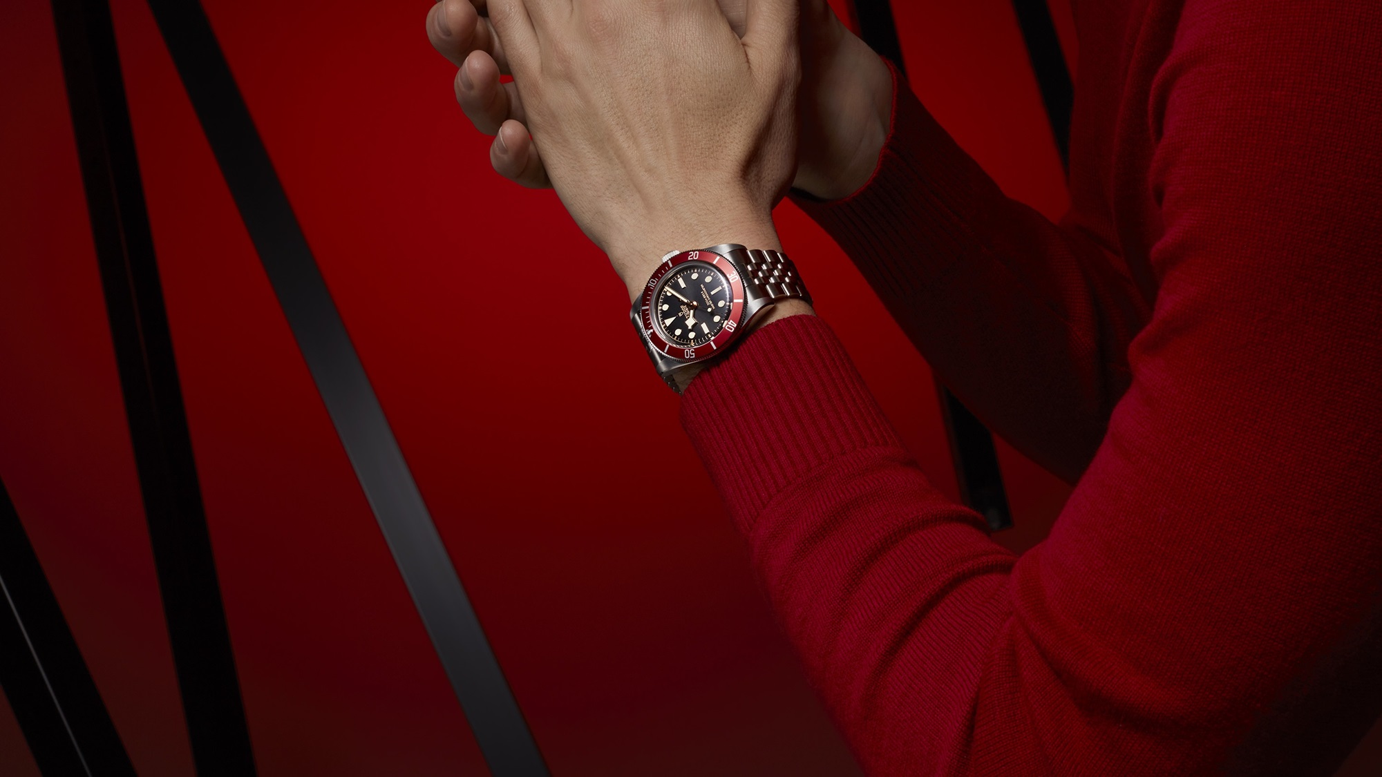 Tudor watch on model