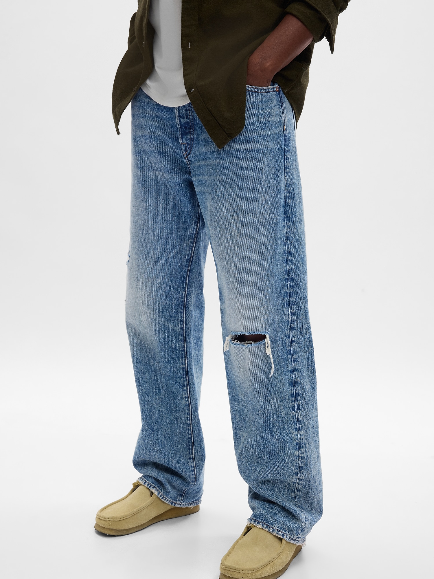 puddle jeans