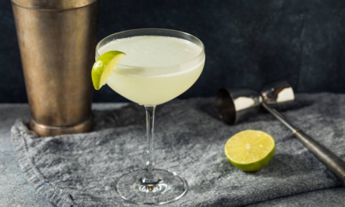 Refreshing rum daiquiri
