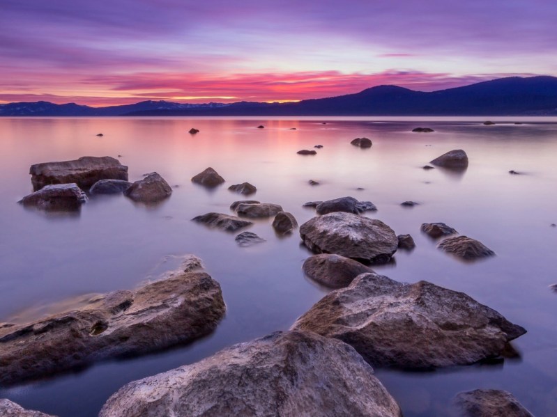 Sunset over Lake Tahoe