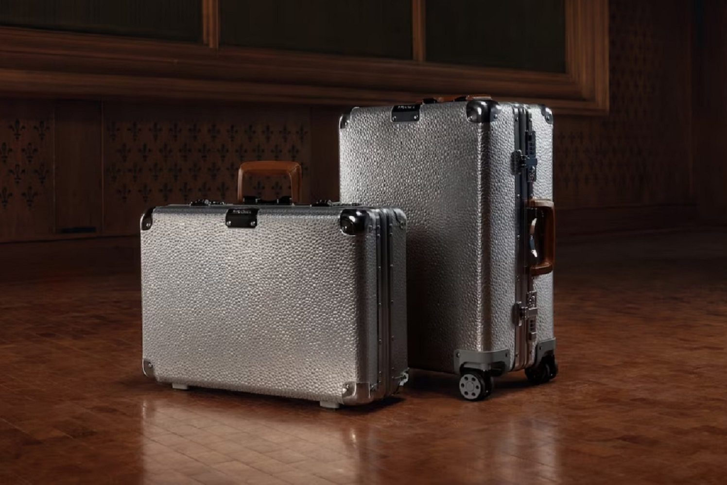 The Rimowa Hammerschlag collection.