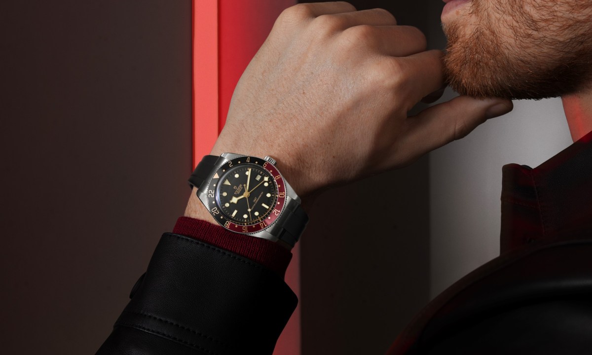 Tudor Black Bay on wrist