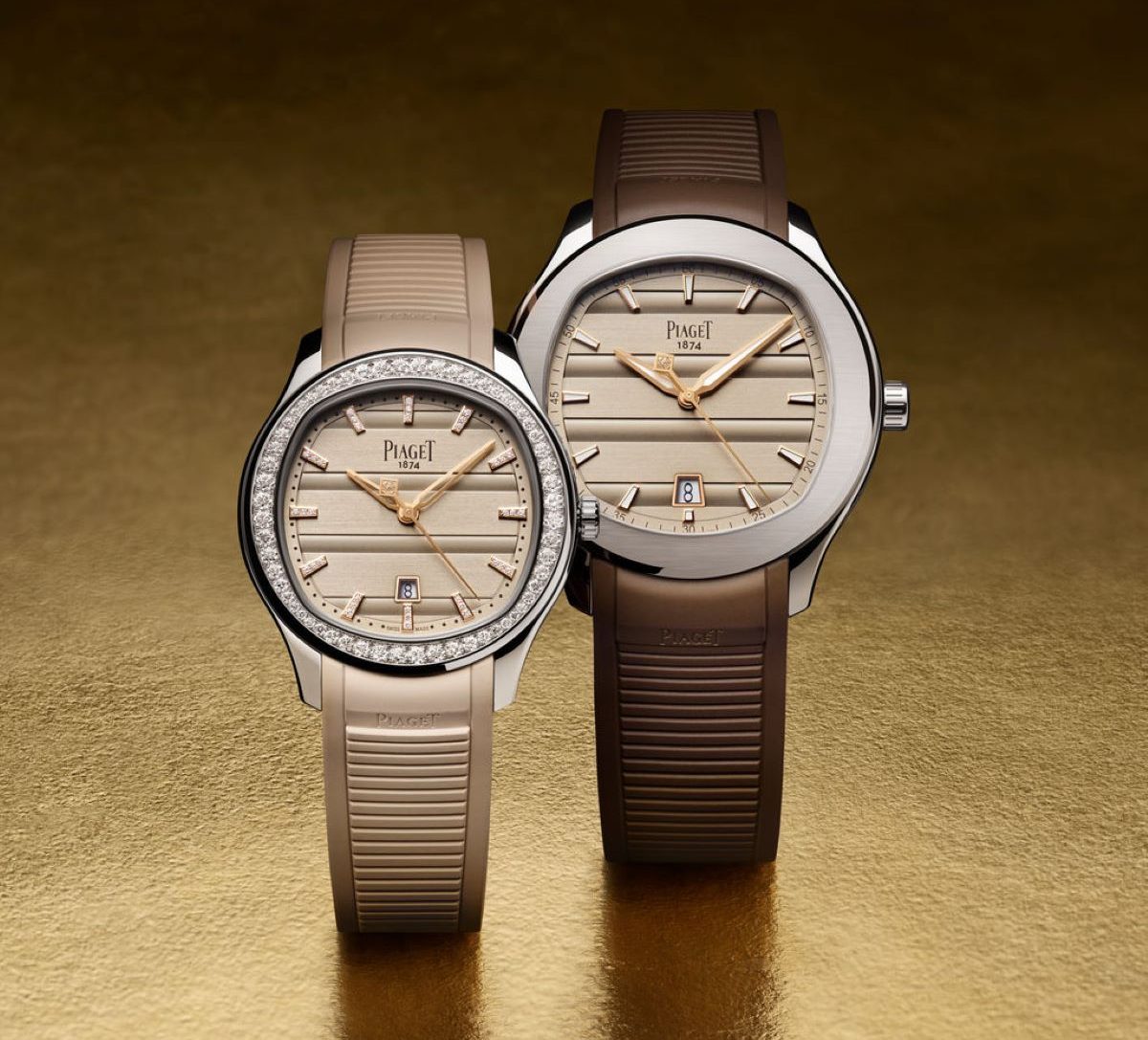 The Piaget Polo Date duo.