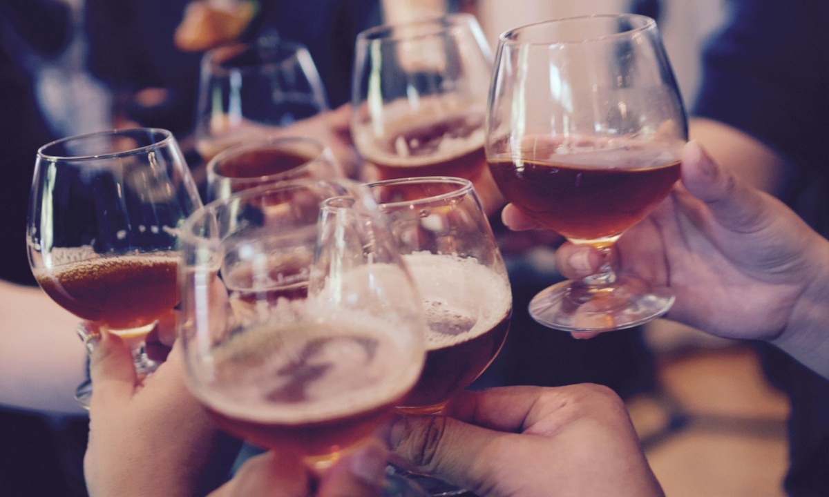 Belgian beer cheers