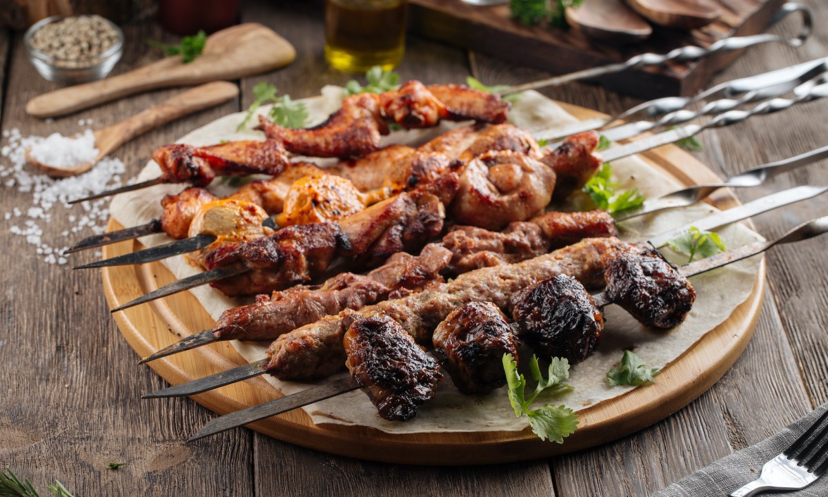 Meat kabobs
