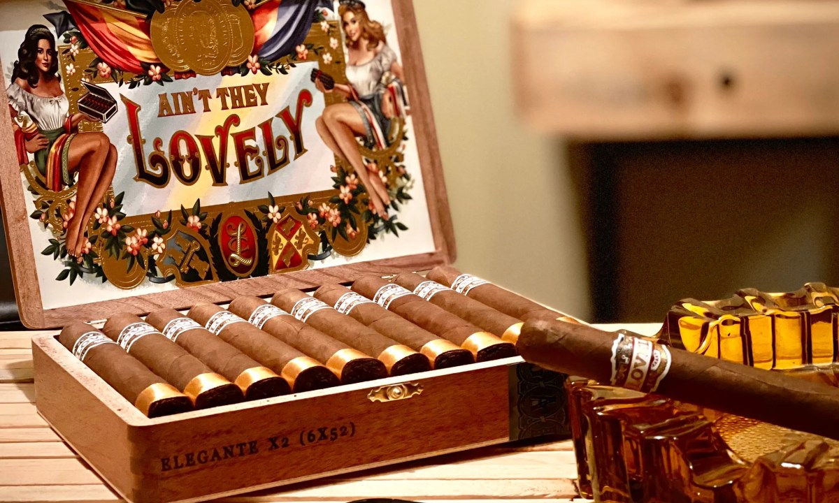 Ain't They Lovely cigar box with original artwork from Green Bay's Ain't They Lovely cigar company.