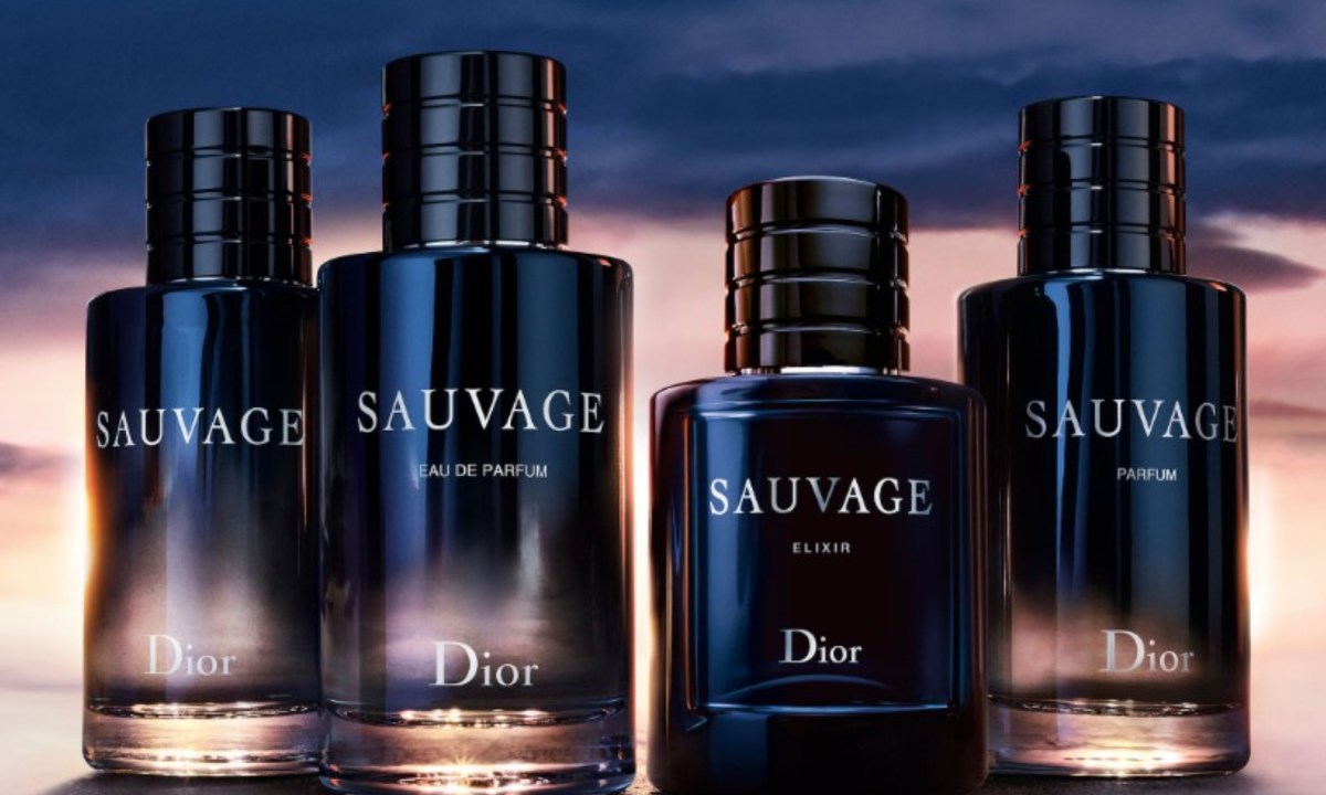 The Christian Dior Sauvage fragrances.
