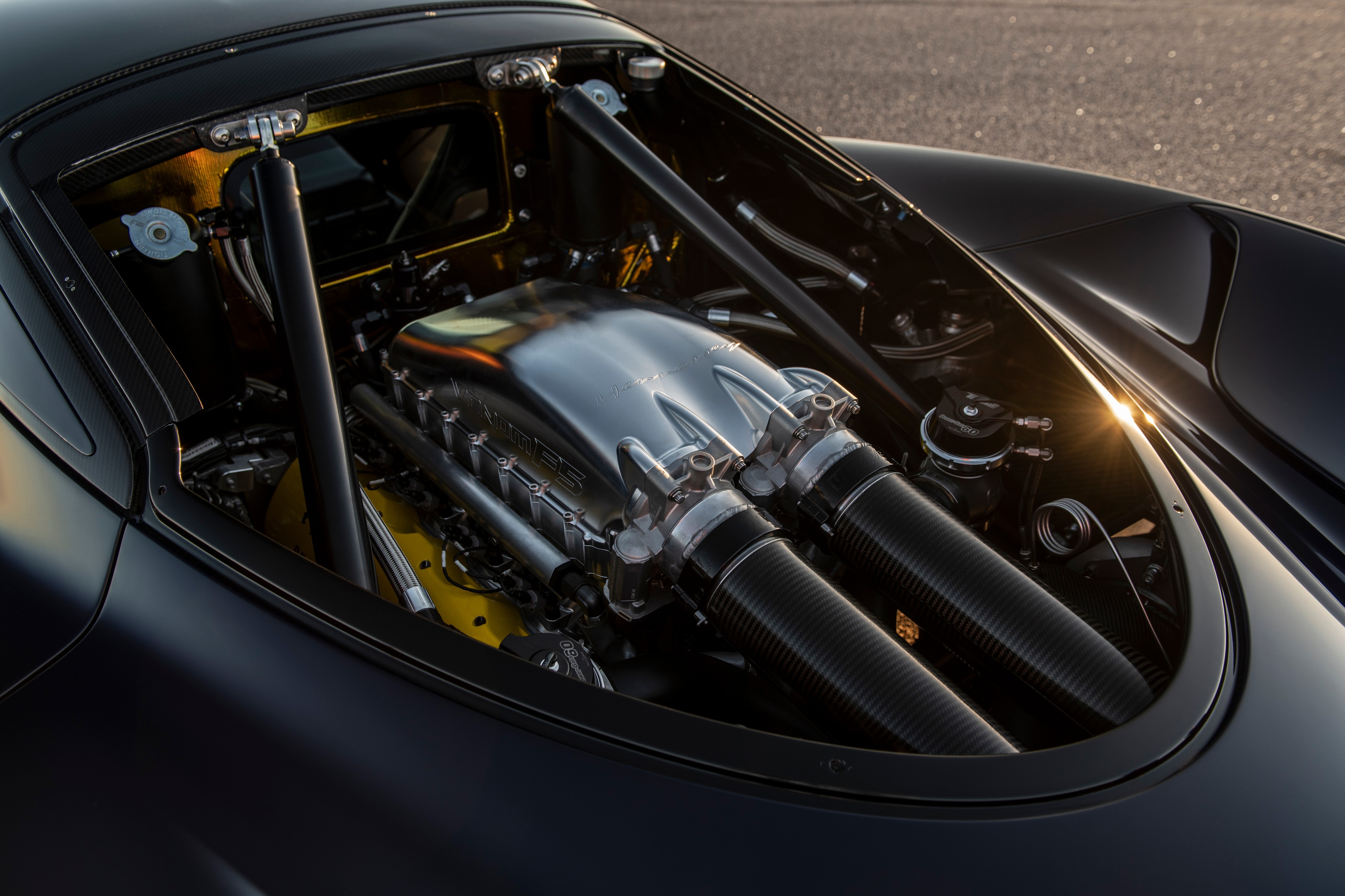 Hennessey Venom F5 V8 engine