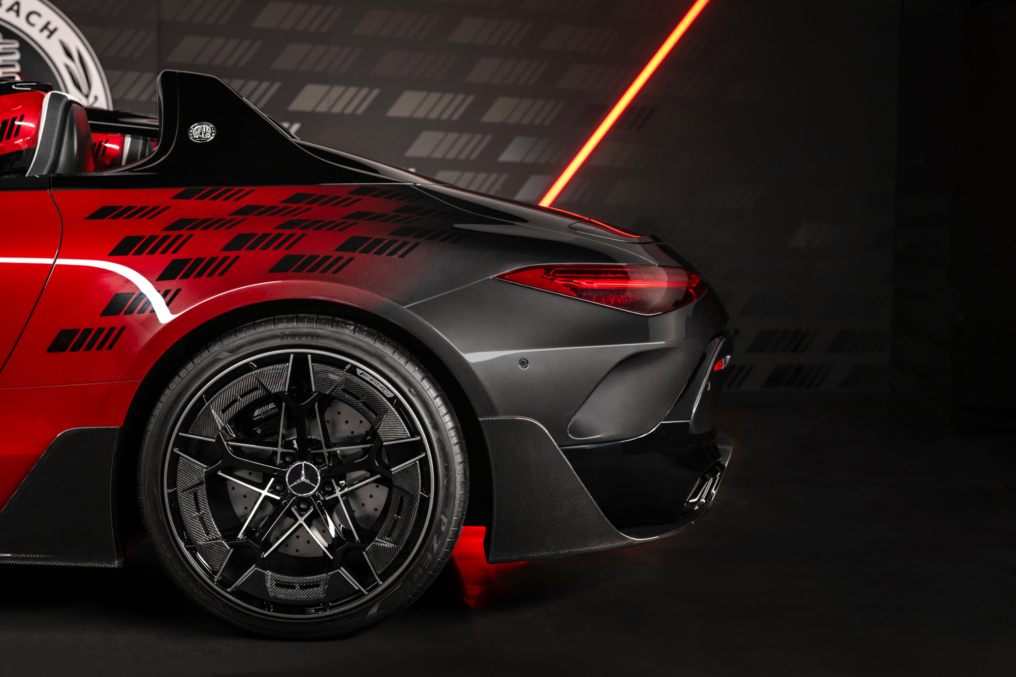 mercedes amg purespeed concept rear quarter left side image of
