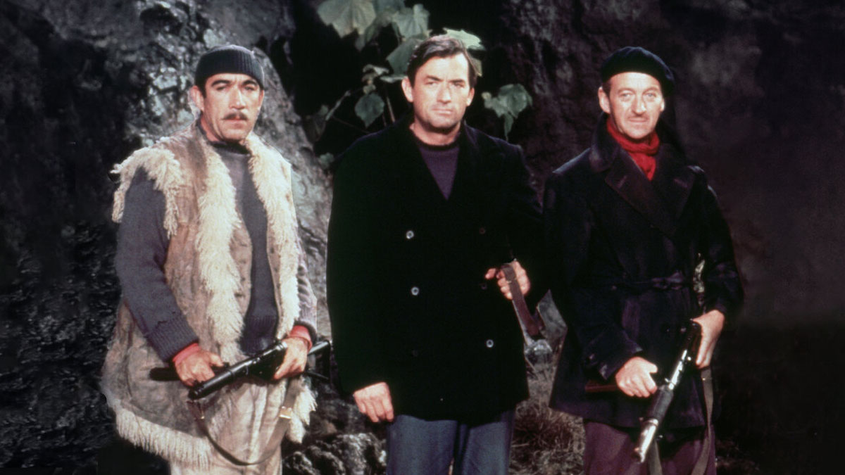 El elenco de Los cañones de Navarone.