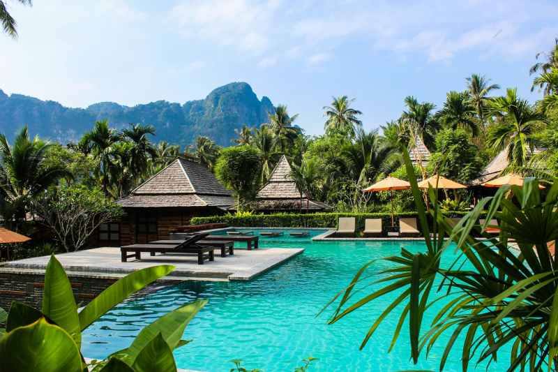 swimming pool in Thailand