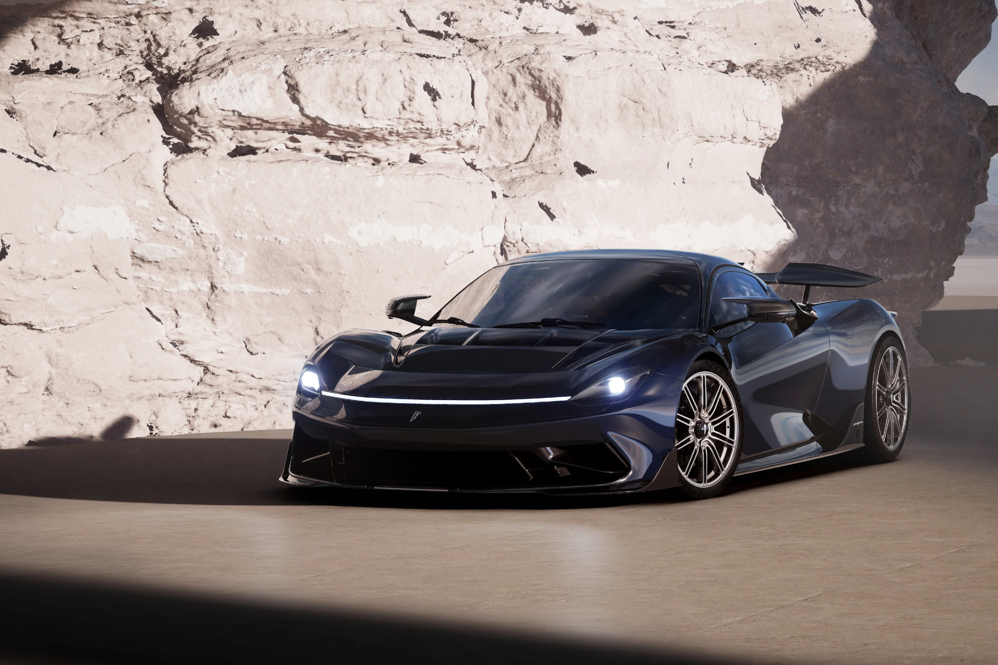 Automobili Pininfarina X Wayne Enterprises Battista Dark Knight.
