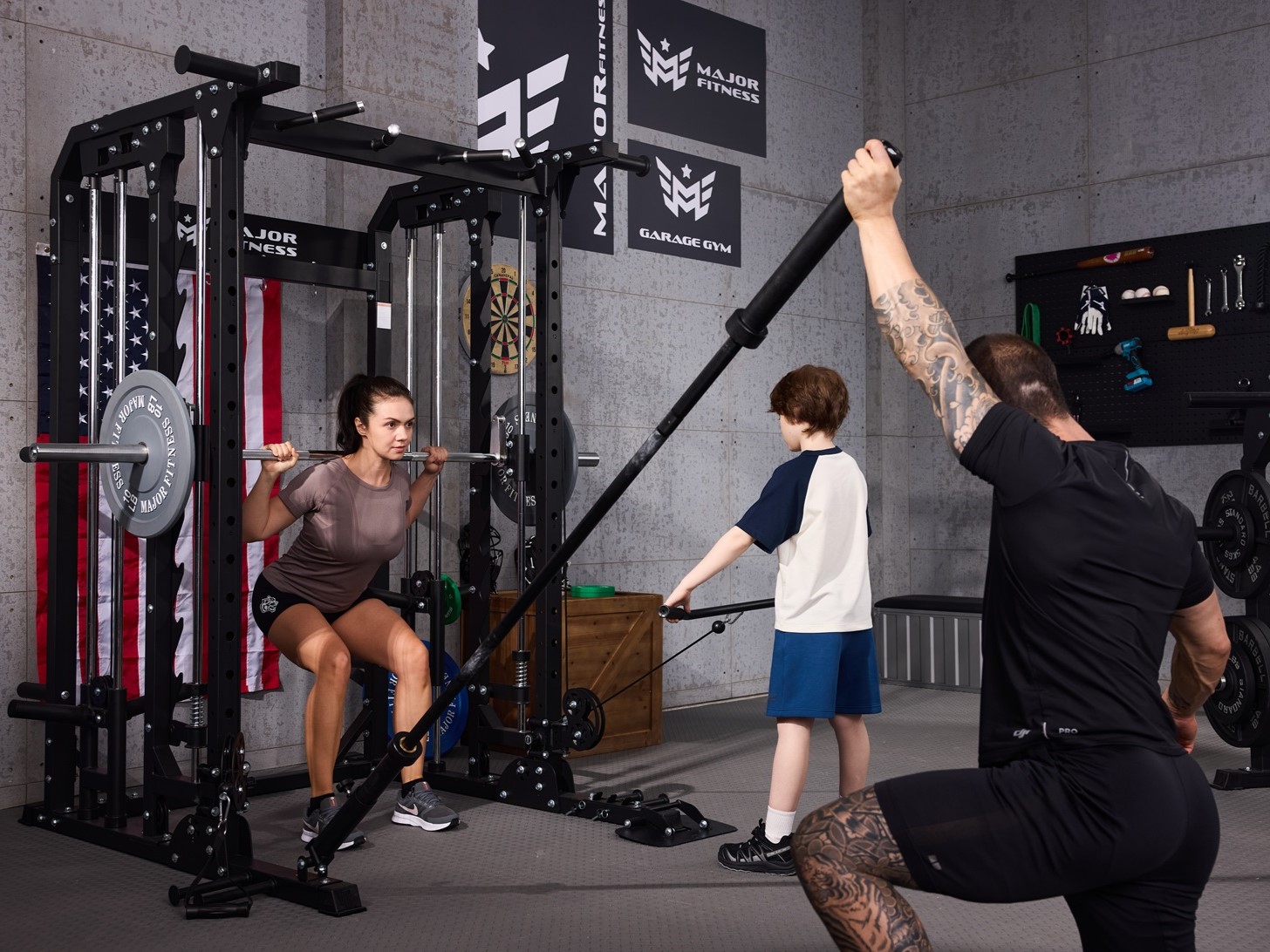 Major Fitness Home Gym B52 - Family Workout