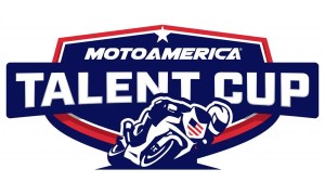 MotoAmerica Talent Cup logo on white background.