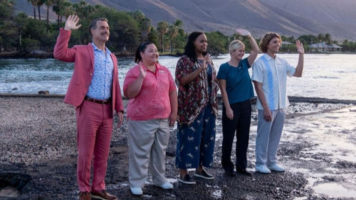 The cast of The White Lotus.