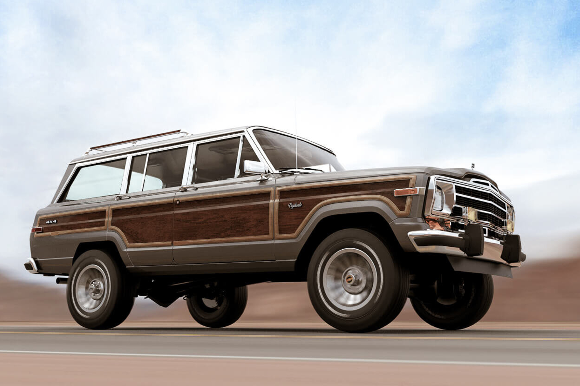 Vigilante 4x4 Jeep Grand Cherokee restomod.