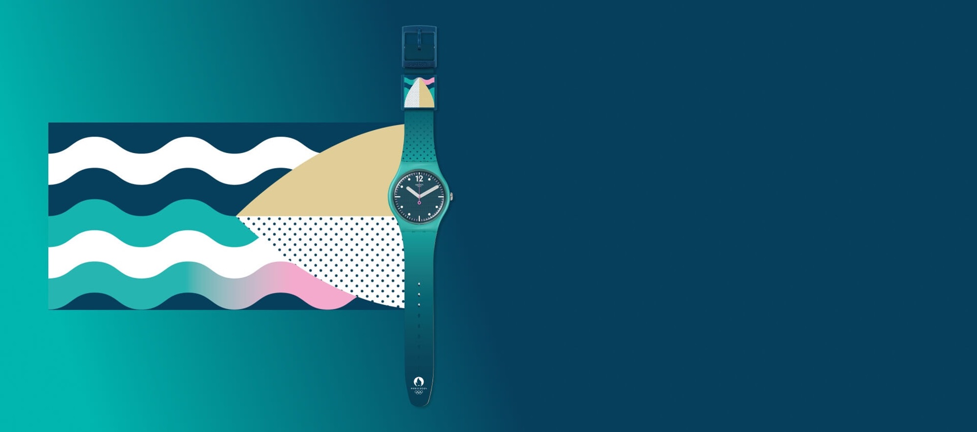 Swatch Blue Heelflip