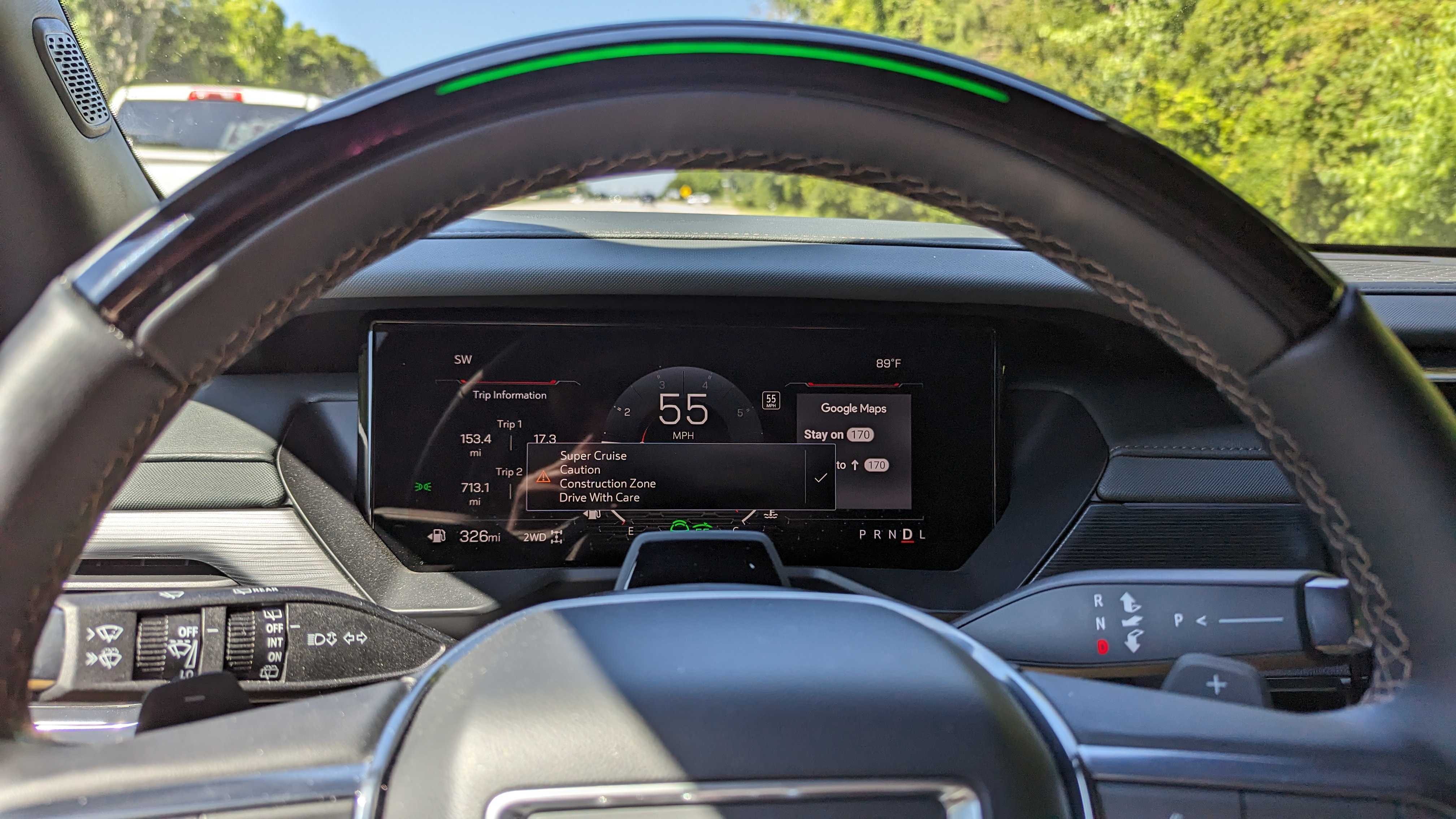 GM Super Cruise active light wheel
