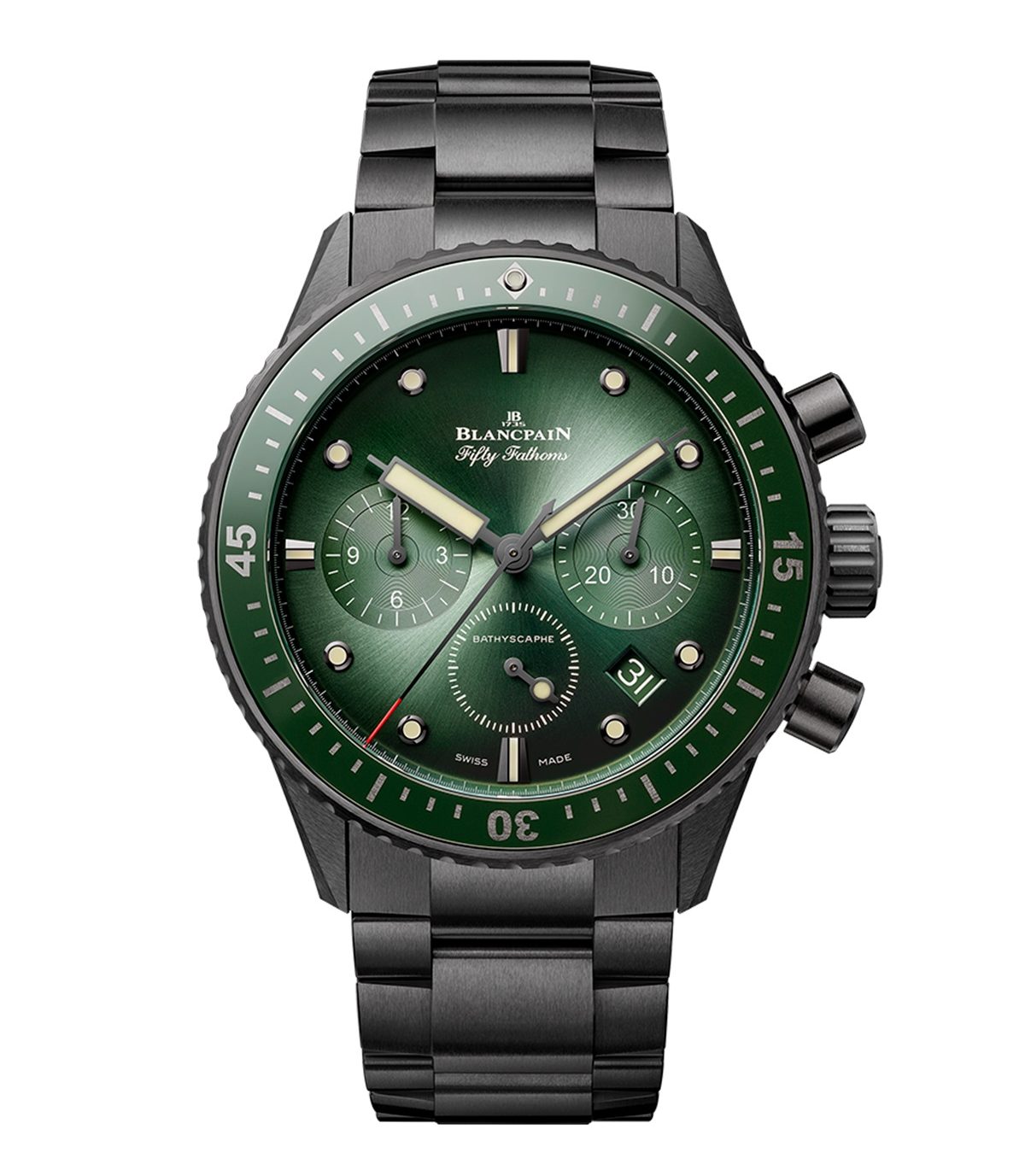 Blancpain just gave its Fifty Fathoms Bathyscaphe line a dark makeover The Manual