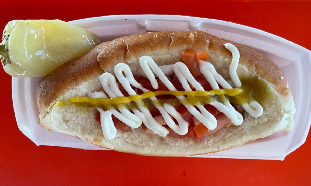 Sonoran hot dog