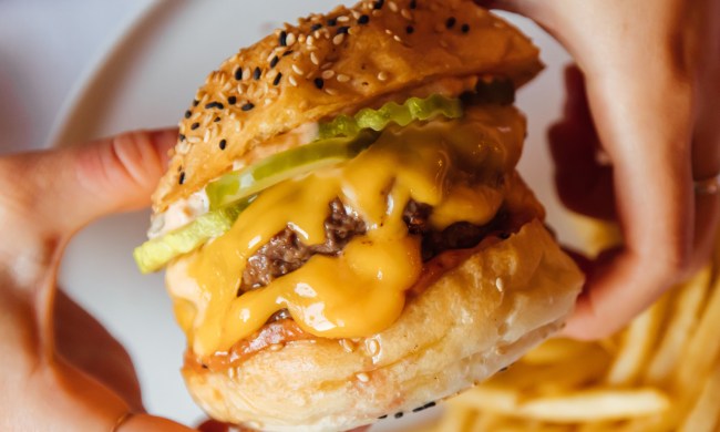 Hoexter's smashburger closeup