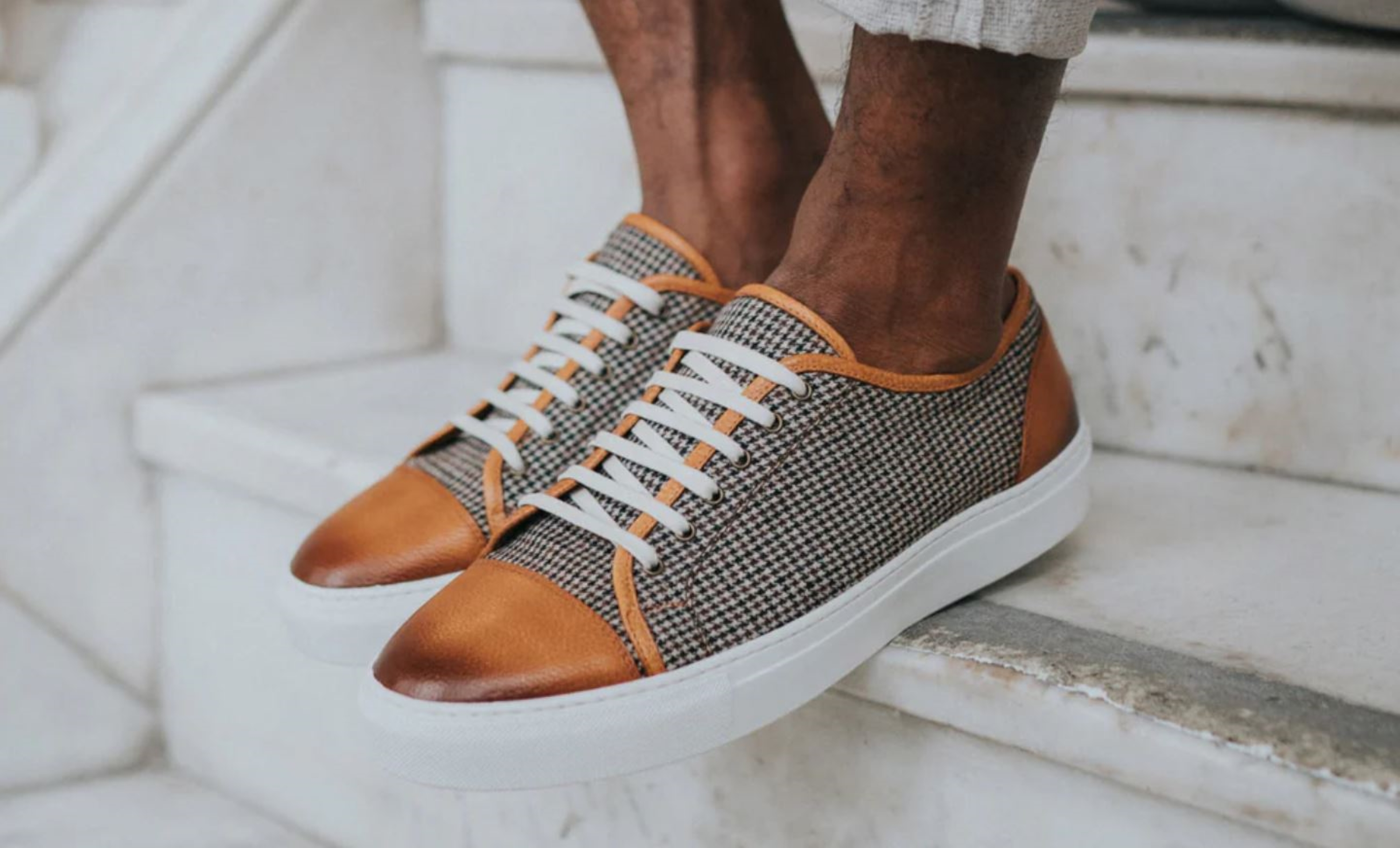 TAFT Jack Sneaker in Honey sneakers