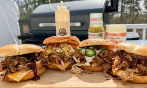 best portable pellet grill pulled pork sandwiches