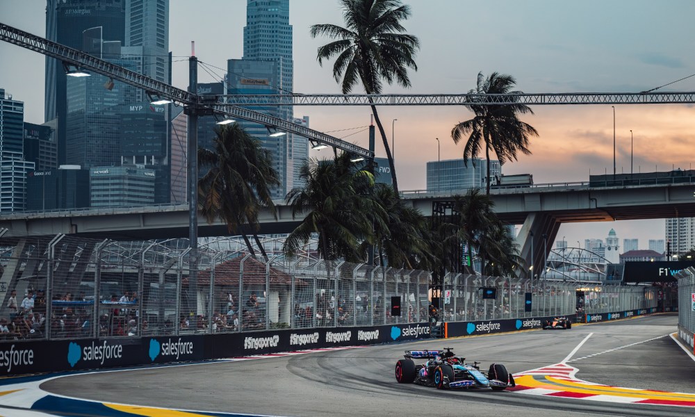 BWT Alpine F1 Team - 2024 Formula 1 Singapore Grand Prix, Friday practice.