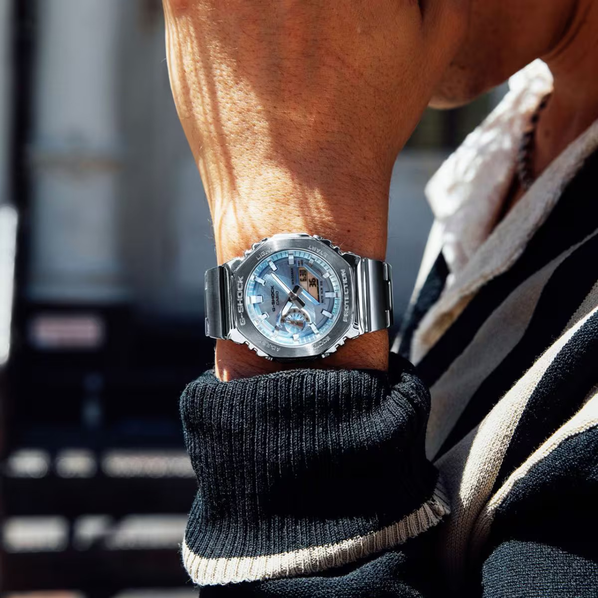 Casio releases the new G-shock G-steel GM2110D with an eye