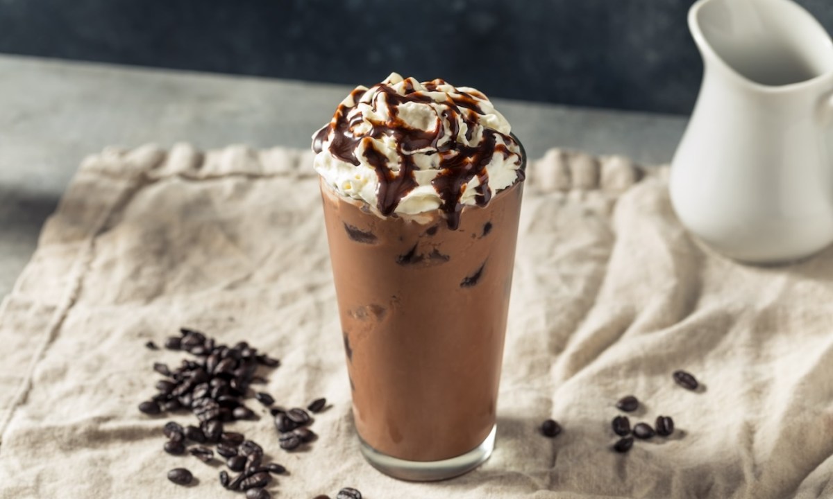 Iced mocha coffe