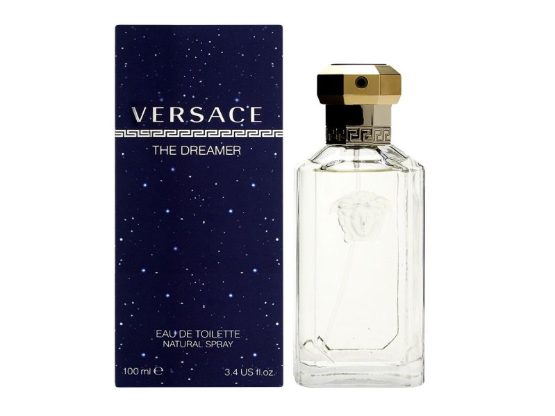 A caixa da versace The Dreamer for Men 3,4 oz eau de Toilette Spray.