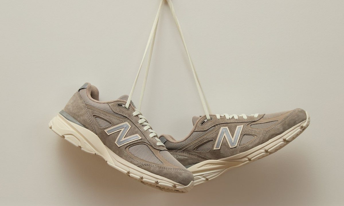 brown sneakers hanging on hook on wall