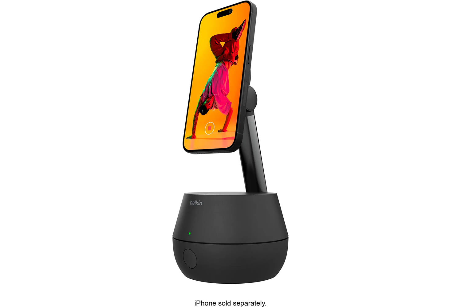 The Belkin Stage Auto-Tracking Stand Pro on a white background.
