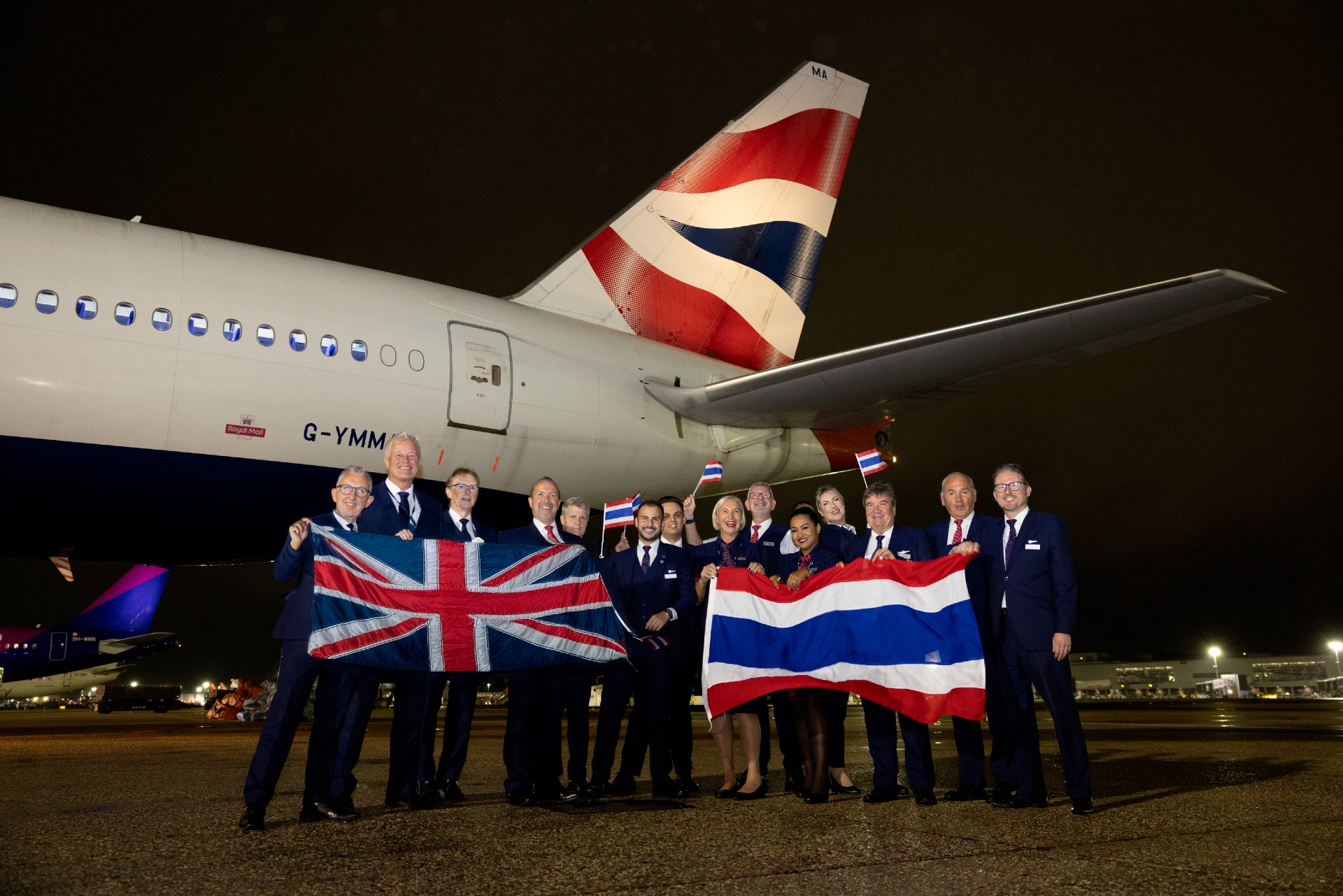 British Airways Bangkok crew