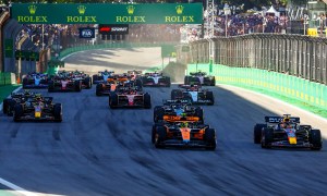 F1 racing in the 2023 Sao Paulo Grand Prix.