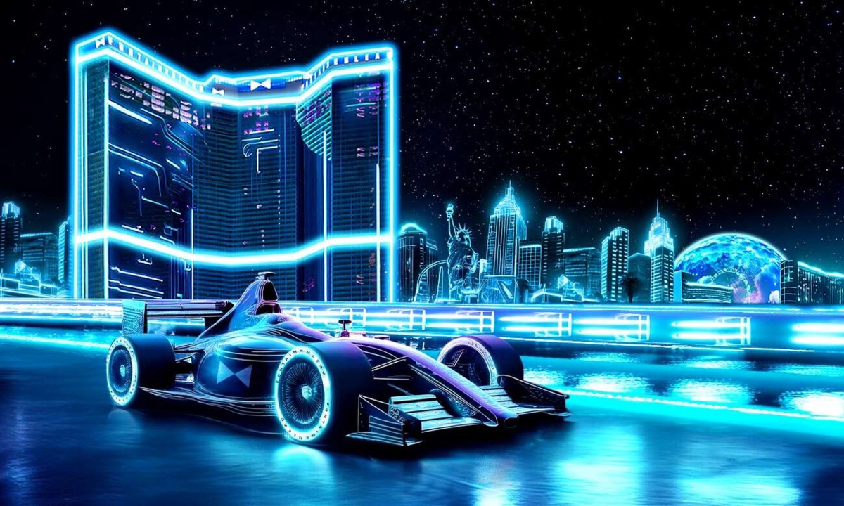 Fontainebleau Race Club graphic for F1 Las Vegas Grand Prix.