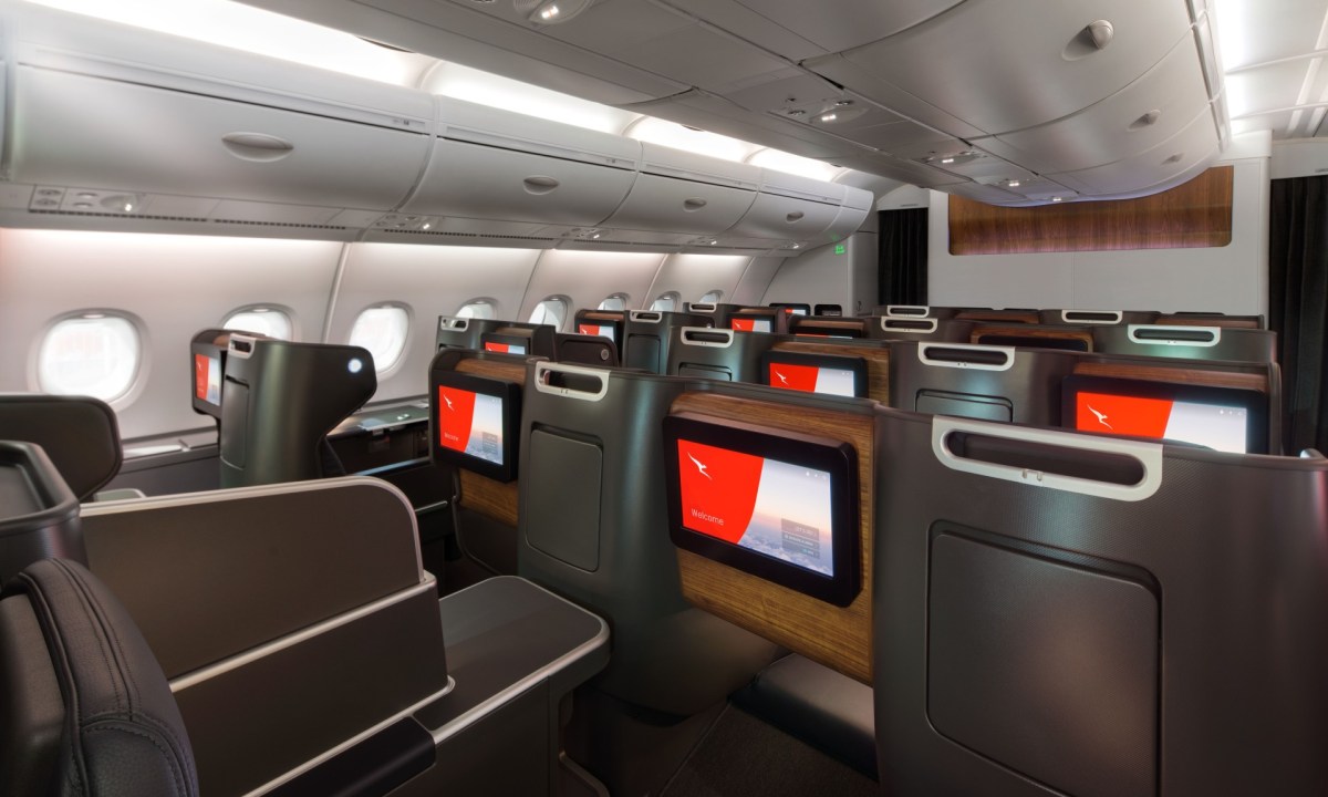 Qantas A380 Business Class