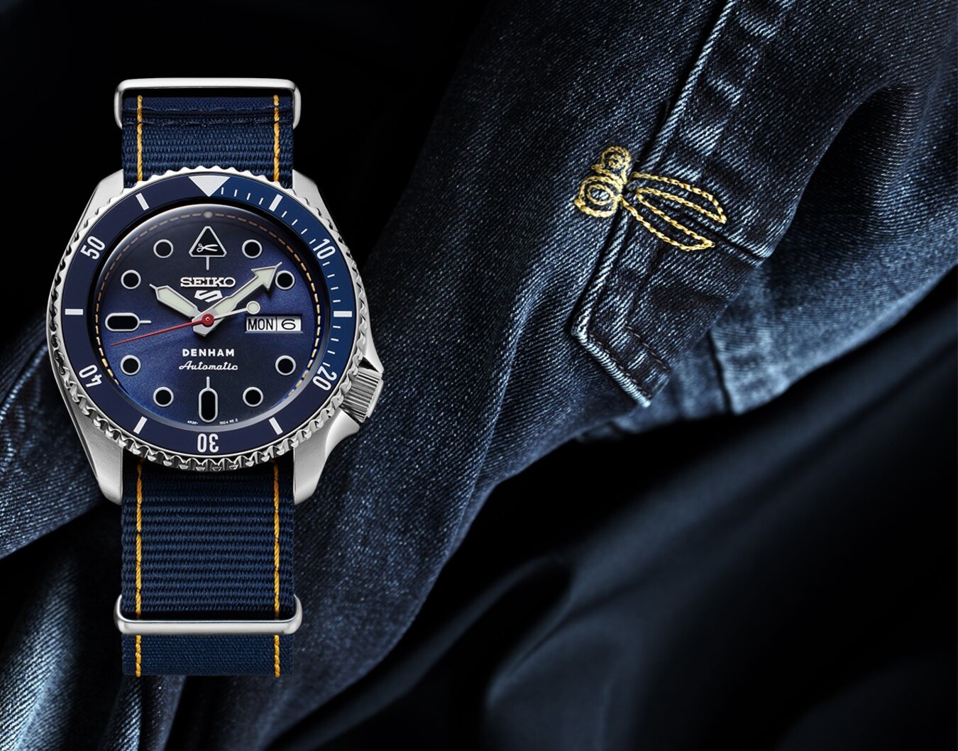 DENHAM x Seiko 5 Sports「THE FIELD WATCH」 Seiko x DENHAM FIELD WATCH - DENHAM
