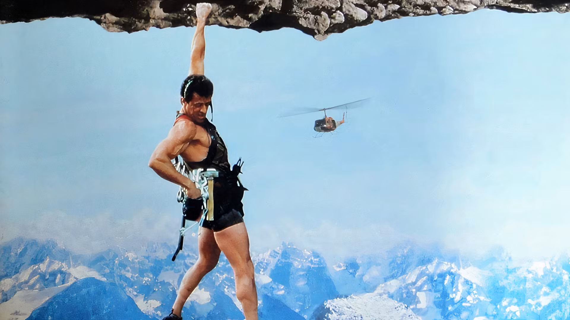 Sylvester Stallone in the original Cliffhanger