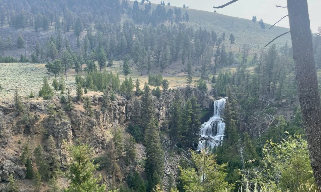 A scene from the north part of Yellowstone.