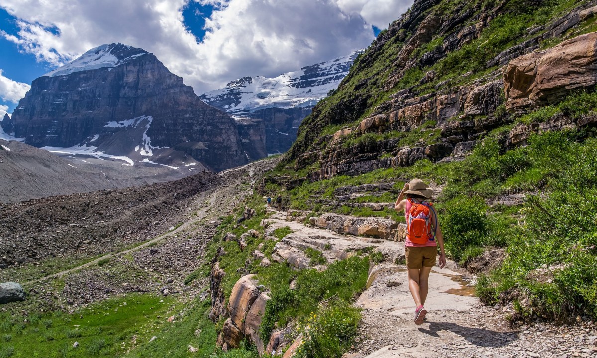Hiker in Banff