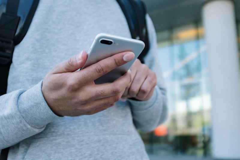 Person on phone